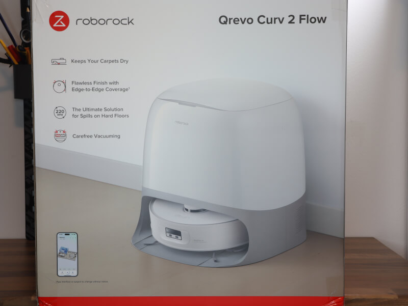 Roborock Qrevo Curv 2 Flow støvsuger robotstøvsuger robot AI Roller shield edge-adaptive dual anti-tangle multifunctional dock.JPG